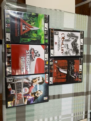 Lote 5 Juegos PC: FIFA 06, Obscure, Delta Force...