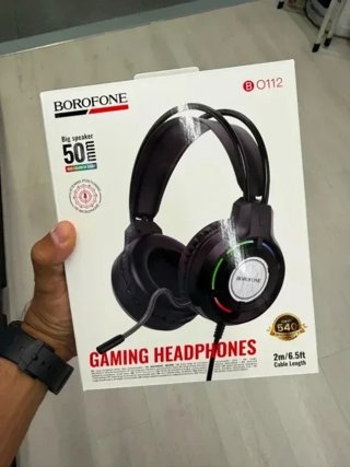 Auriculares gaming Borofone BO112 con RGB y micró