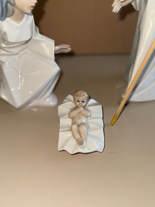 Escena de Nacimiento de Porcelana - hecho a mano