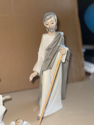 Escena de Nacimiento de Porcelana - hecho a mano