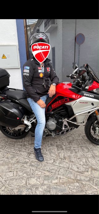 Ducati Multiestrada 1260 Enduro Roja/Plata