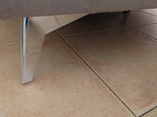 Sofá Chaiselongue Gris Tela