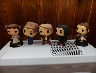 Funkos Star Wars VII, VIII, XIX