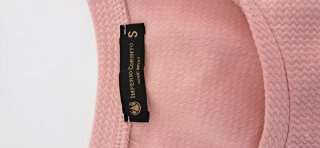 Camiseta rosa de manga corta Talla S