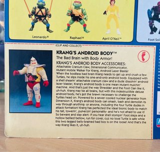 Blíster Krang Body Android. Tortugas Ninja 1.998