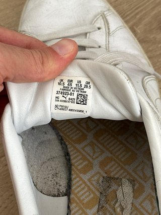 Zapatillas Puma Basket Blancas Talla 45