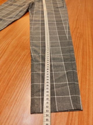 Pantalón pitillo Bershka cuadros hombre
