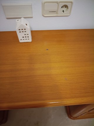 Conjunto mesita de noche, escritorio y cabecero