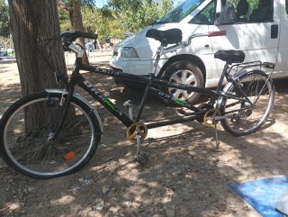 Bicicleta tándem para dos