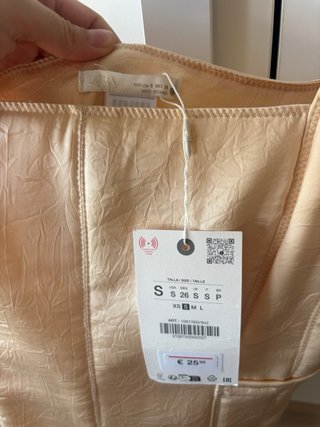 Top NUEVO bustier acolchado Zara Talla S