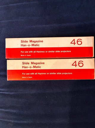 Cargador diapositivas Hanimex Han-o-Matic 46
