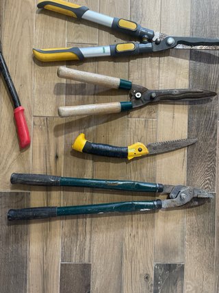 Lote herramientas de jardinería