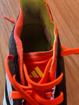 Botas Fútbol Adidas Predator FG Negro Naranja