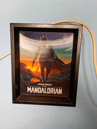 Cuadro Star Wars Mandalorian 3D