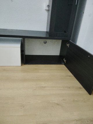 Mesa TV modular 2 piezas