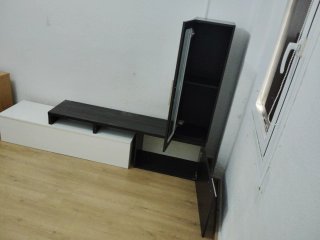 Mesa TV modular 2 piezas