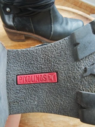 Botín Pikolinos Negro Mujer