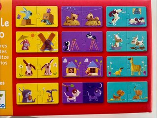 Lote 3 Puzzles Infantiles + Juego Madera