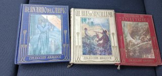 Lote 3 libros Araluce antiguos Segrelles