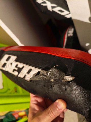 Mono de cuero para moto de 2 piezas