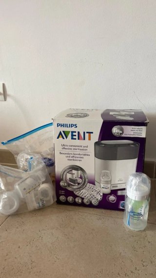 Esterilizador Philips Avent + Biberones
