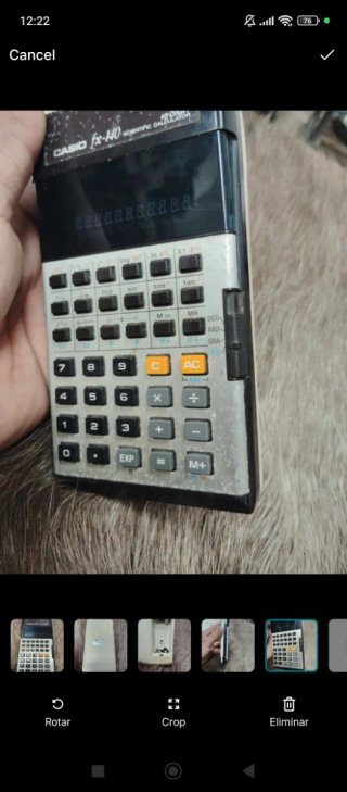 Calculadora Científica Casio fx-140 Años 70