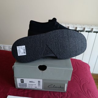 Derbies Clarks Torview Piel Negro Talla 39 de 130€