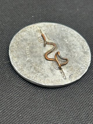 Insignia Mussolini Partido Fascista