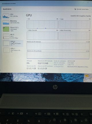 Portátil HP i7 windows 11