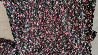 Blusa floral manga larga