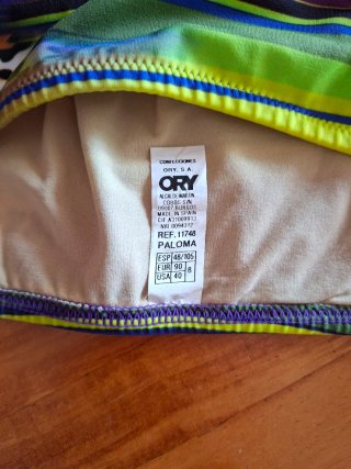 Bikini ORY estampado animal print y rayas