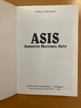 Guía de Asís. Ambiente. Historia. Arte