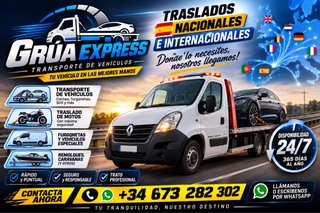 SERVICIO DE GRÚA 24/7 – MÁLAGA Y TODA ESPAÑA