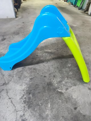 Tobogán infantil azul