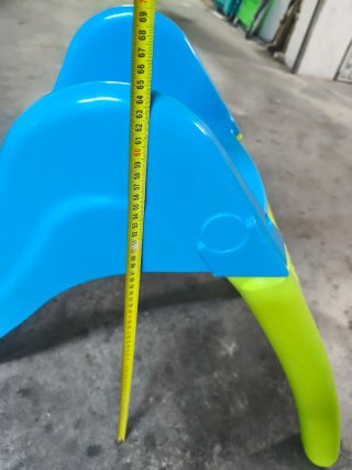 Tobogán infantil azul