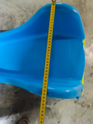 Tobogán infantil azul