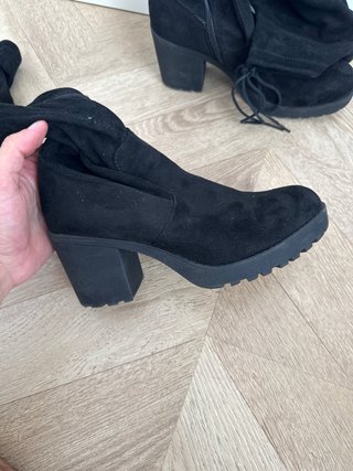 Botas altas tacón polipiel talla 39