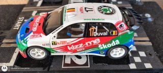 Scalextric Skoda Rally Coche Slot
