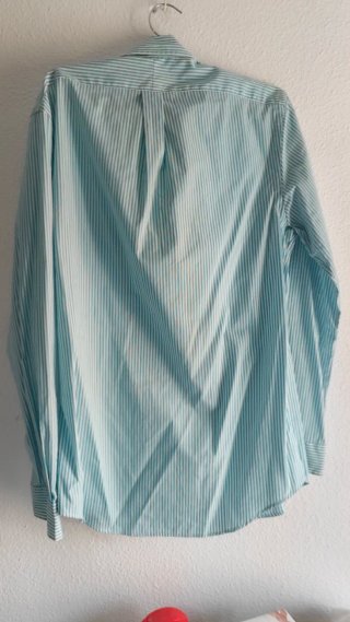 Camisa Polo Ralph Lauren Rayas Azul/Blanco