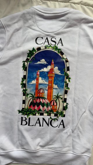 Felpa Casablanca Multicolor Bianca