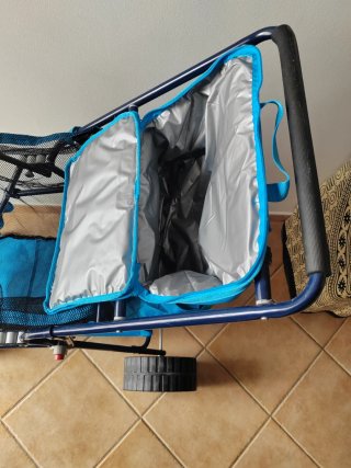 Carro de playa plegable