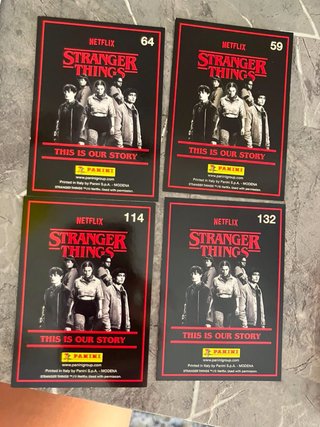 Cartas Coleccionables Stranger Things Netflix