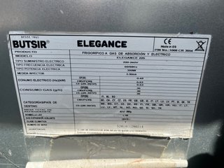 Nevera BUTSIR bivalente: gas-electricidad