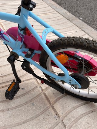 Bicicleta Infantil B-TWIN Azul y Rosa
