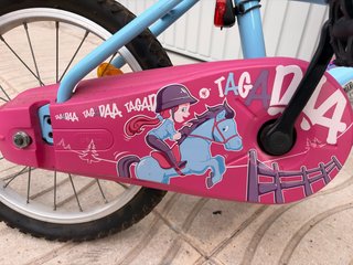 Bicicleta Infantil B-TWIN Azul y Rosa