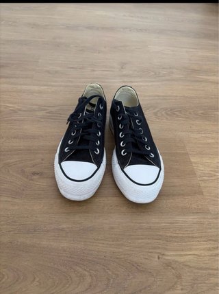 Converse negras mujer talla X