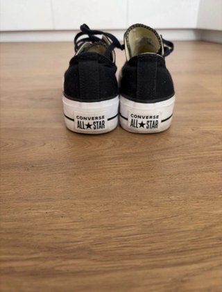 Converse negras mujer talla X