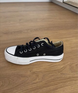 Converse negras mujer talla X