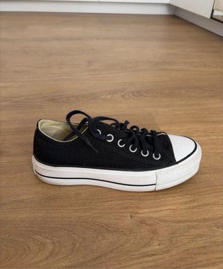 Converse negras mujer talla X