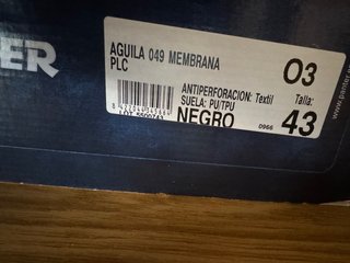 Botas Seguridad Policía Panter Aguila 049